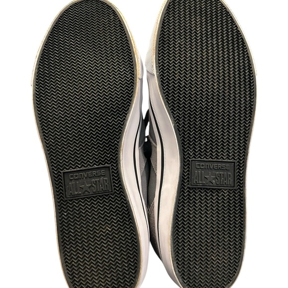 Converse Men's All Star Gray Canvas Skater Sneakers 13 - Picture 6 of 9